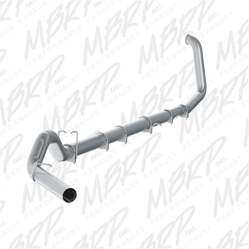 MBRP F-250/350 7.3L all models 5in Turbo Back Single Side Exit No Muffler T409-Turbo Back-Deviate Dezigns (DV8DZ9)