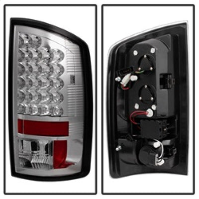 Spyder Dodge Ram 07-08 1500/Ram 07-09 2500/3500 LED Tail Lights Chrome ALT-YD-DRAM06-LED-C-Tail Lights-Deviate Dezigns (DV8DZ9)