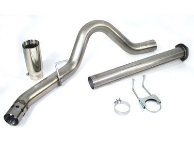 aFe LARGE Bore HD Exhausts DPF-Back SS-409 EXH DB Ford Diesel Trucks 11-12 V8-6.7L (td)-DPF Back-Deviate Dezigns (DV8DZ9)