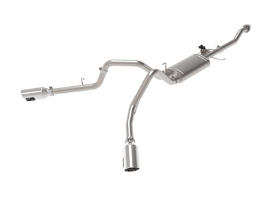 aFe Gemini XV 3in 304 SS Cat-Back Exhaust 15-20 Ford F-150 V6 2.7L/3.5 w/ Polished Tips-Catback-Deviate Dezigns (DV8DZ9)