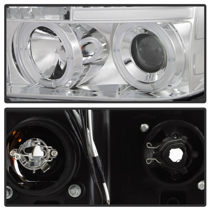 Spyder Toyota Tundra 07-13 Projector Headlights LED Halo LED Chrm PRO-YD-TTU07-HL-C-Headlights-Deviate Dezigns (DV8DZ9)