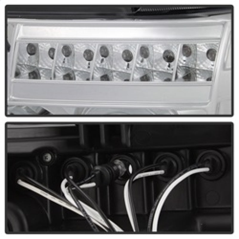 Spyder Toyota Tundra 07-13 Projector Headlights LED Halo LED Chrm PRO-YD-TTU07-HL-C-Headlights-Deviate Dezigns (DV8DZ9)