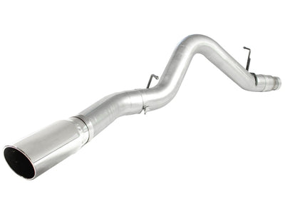 aFe Atlas Exhaust 5in DPF-Back Al Steel 11-13 GM Diesel Trucks V8-6.6L (td) LML (Pol Tip)-DPF Back-Deviate Dezigns (DV8DZ9)