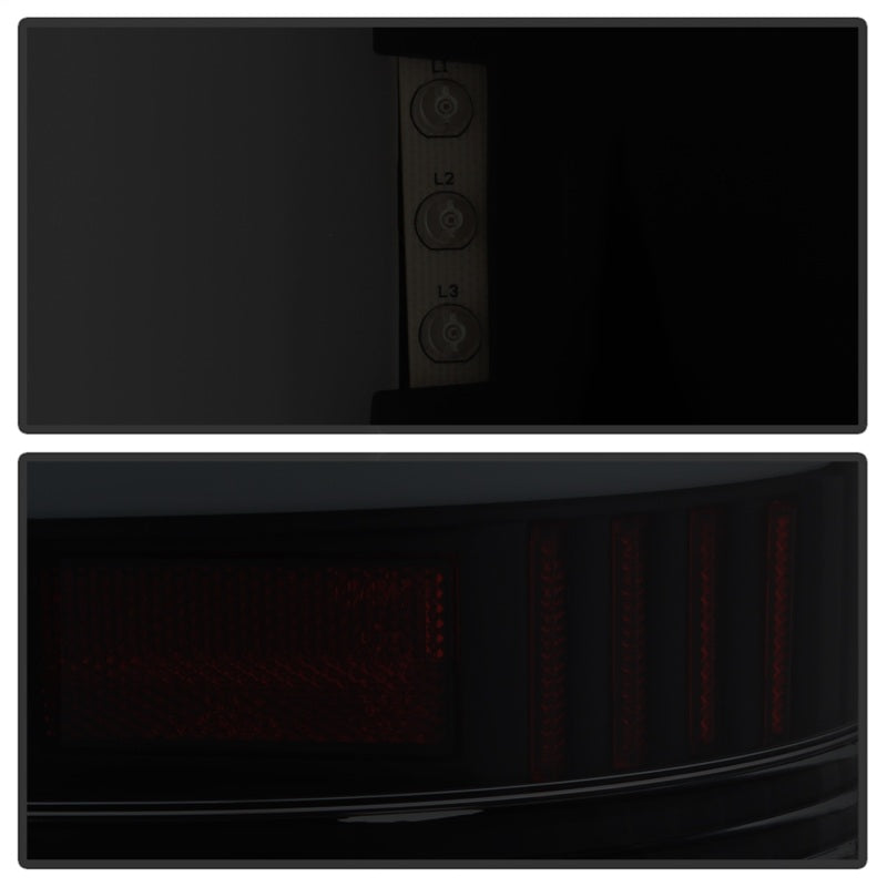 xTune 07-13 GMC Sierra 1500 LED Tail Lights - Black Smoke (ALT-ON-GS07-G2-LED-BSM)-Tail Lights-Deviate Dezigns (DV8DZ9)