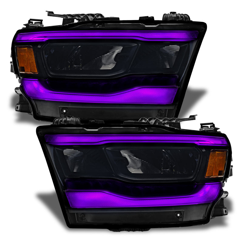 Oracle 19-21 Dodge RAM 1500 RGB+W Headlight DRL Kit - Reflector LED Headlights - SEE WARRANTY-Headlights-Deviate Dezigns (DV8DZ9)