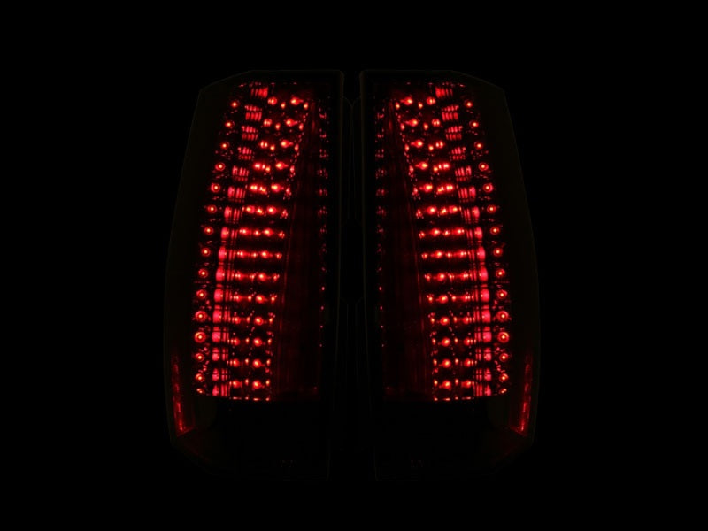 ANZO 2007-2011 Cadillac Escalade LED Taillights Chrome-Tail Lights-Deviate Dezigns (DV8DZ9)