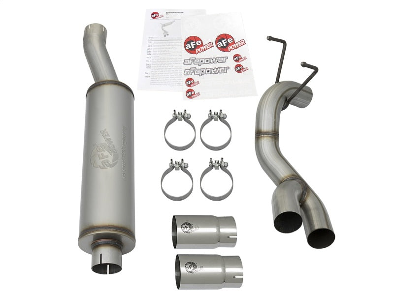 aFe POWER Rebel Series 3.5in 409 SS Cat Back Exhaust w/Pol Tips 14-17 RAM 2500/3500 V8-6.4L Hemi-Catback-Deviate Dezigns (DV8DZ9)