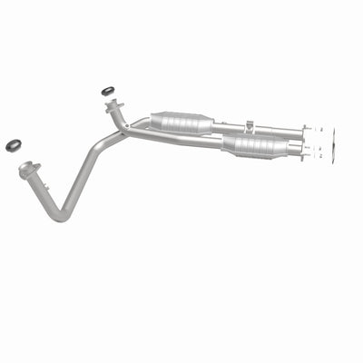 MagnaFlow Conv DF GM Truck/Suv Dual Outlet 96-Catalytic Converter Direct Fit-Deviate Dezigns (DV8DZ9)