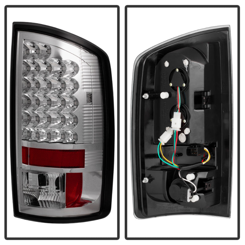 Spyder Dodge Ram 02-06 1500/Ram 2500/3500 03-06 LED Tail Light Chrome ALT-YD-DRAM02-LED-C-Tail Lights-Deviate Dezigns (DV8DZ9)