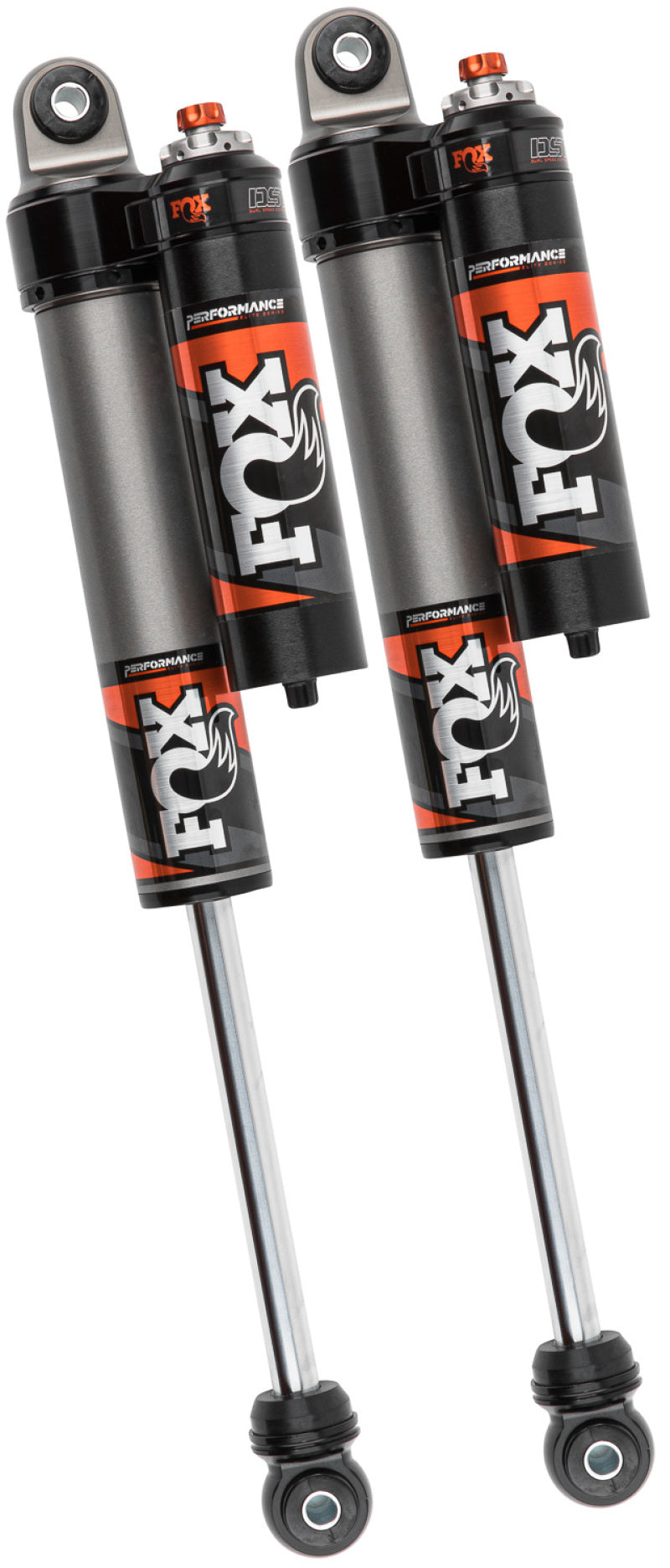 Fox 20-Up GM 2500/3500 Performance Elite Series 2.5 Rear Adjustable Shocks 0-1in Lift-Shocks and Struts-Deviate Dezigns (DV8DZ9)