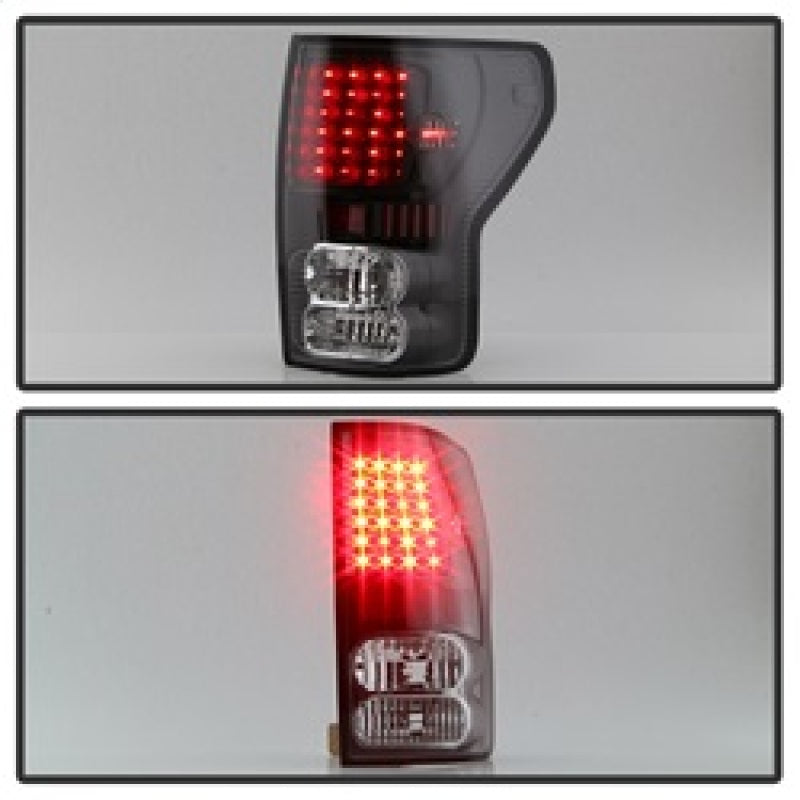 Xtune Toyota Tundra 07-13 LED Tail Lights Black ALT-ON-TTU07-LED-BK-Tail Lights-Deviate Dezigns (DV8DZ9)