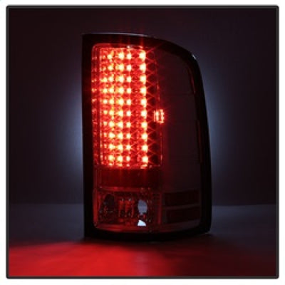 Spyder GMC Sierra 07-13 (Not fit 3500 Dually 4 Rear Wheels)LED Tail Lights Chrome ALT-YD-GS07-LED-C-Tail Lights-Deviate Dezigns (DV8DZ9)