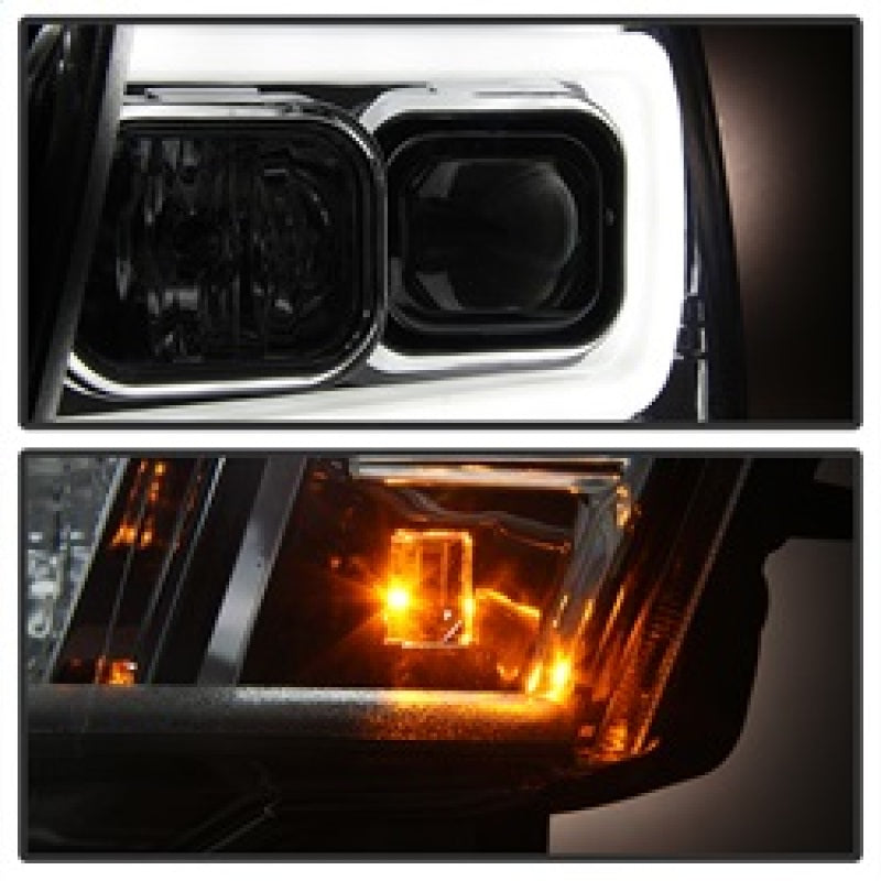 Spyder 07-14 Chevy Suburban/1500/2500/Tahoe V2 Projector Headlights Chrome PRO-YD-CSUB07V2-DRL-C-Headlights-Deviate Dezigns (DV8DZ9)