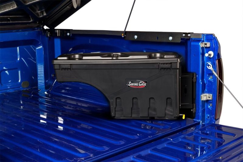 UnderCover 99-14 Ford F-150 Passengers Side Swing Case - Black Smooth-Truck Boxes & Storage-Deviate Dezigns (DV8DZ9)