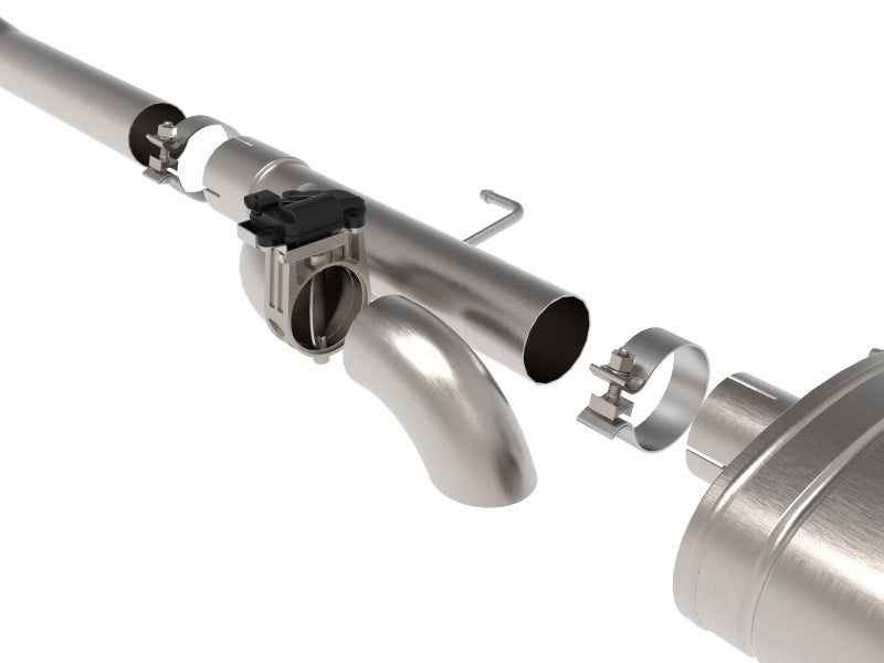 aFe Gemini XV 3in 304 SS Cat-Back Exhaust 15-20 Ford F-150 V6 2.7L/3.5 w/ Polished Tips-Catback-Deviate Dezigns (DV8DZ9)