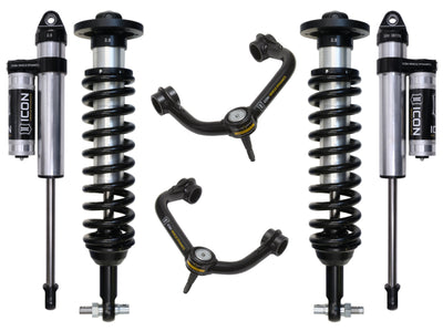 ICON 2015+ Ford F-150 2WD 0-3in Stage 3 Suspension System w/Tubular Uca-Coilovers-Deviate Dezigns (DV8DZ9)