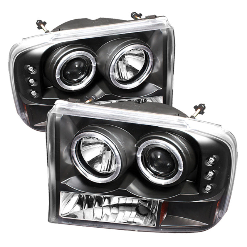 Spyder Ford F250 Super Duty 99-04 Projector Version 2 LED Halo LED Blk PRO-YD-FF25099-1P-G2-BK-Headlights-Deviate Dezigns (DV8DZ9)