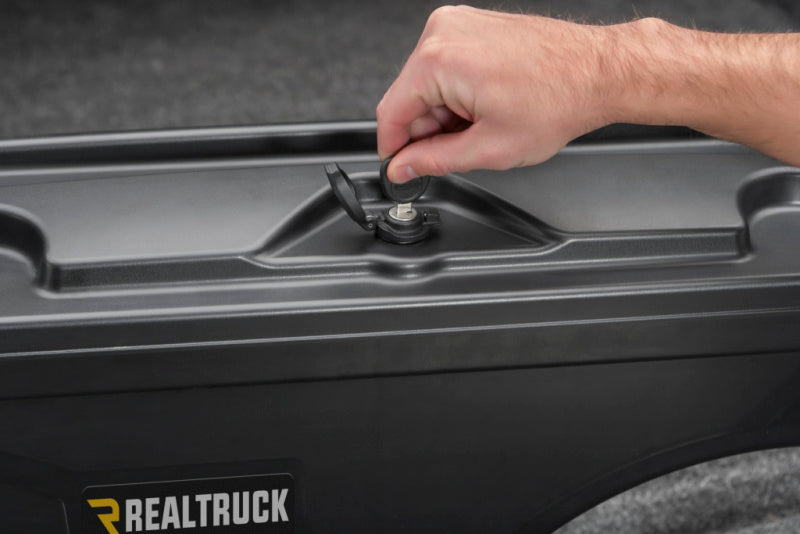 UnderCover 07-20 Toyota Tundra Drivers Side Swing Case - Black Smooth-Truck Boxes & Storage-Deviate Dezigns (DV8DZ9)