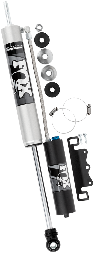 Fox 2005+ Ford Super Duty 2.0 Perf Series 9.6in Smooth Body Remote Res. Front Shock - CD Adj-Shocks and Struts-Deviate Dezigns (DV8DZ9)