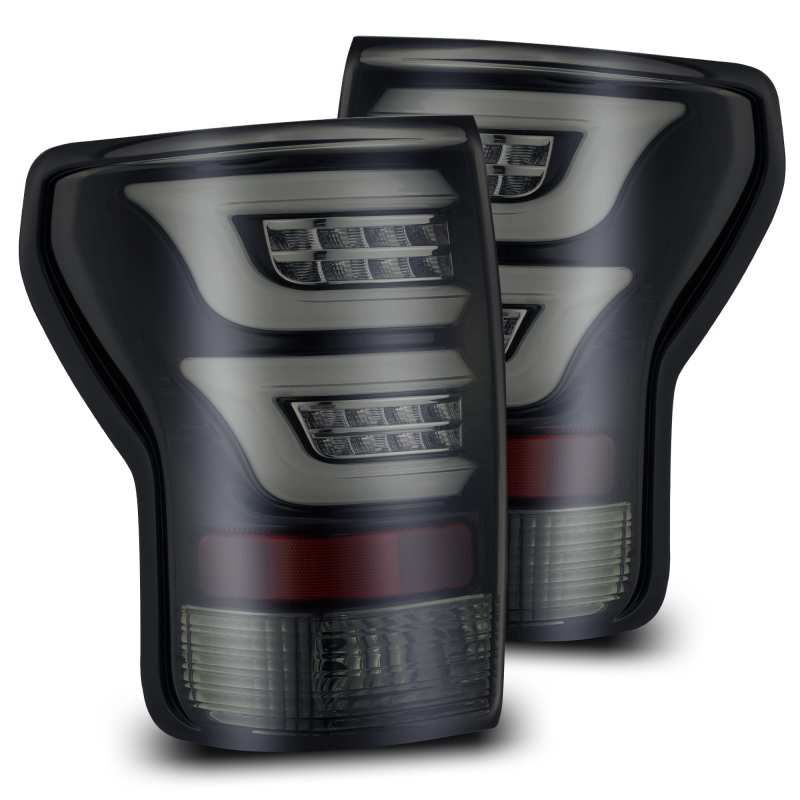 AlphaRex 07-13 Toyota Tundra PRO-Series LED Tail Lights Jet Black-Tail Lights-Deviate Dezigns (DV8DZ9)