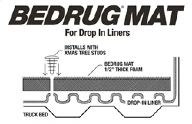 BedRug 15-23 Ford F-150 5ft 6in Bed Drop In Mat-Bed Liners-Deviate Dezigns (DV8DZ9)