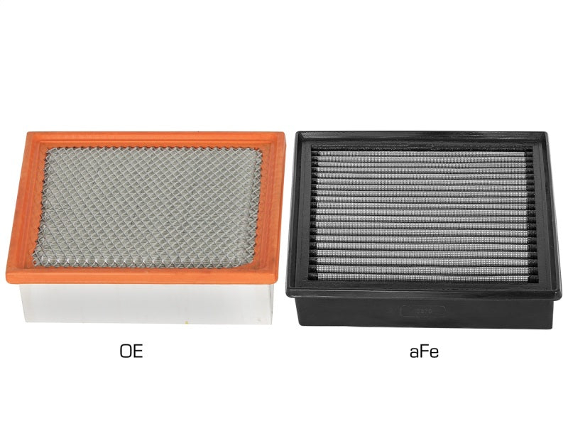 aFe MagnumFLOW Pro DRY S OE Replacement Filter 2017 GM Diesel Trucks V8 6.6L L5P-Air Filters - Universal Fit-Deviate Dezigns (DV8DZ9)