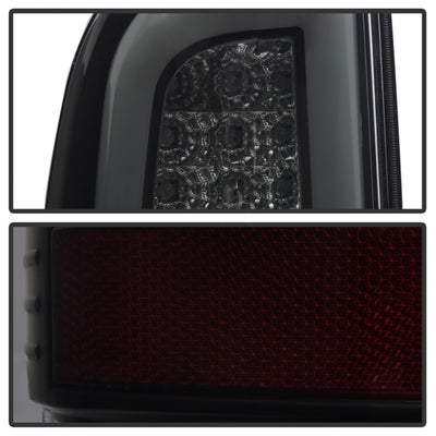 Spyder 97-03 Ford F150 Stylsd. F250 V3 Lght Bar LED Tail Lights - Blk Smk ALT-YD-FF15097V3-LBLED-BSM-Tail Lights-Deviate Dezigns (DV8DZ9)