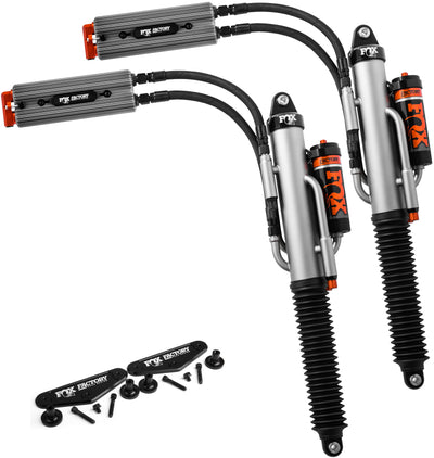 Fox Ford Raptor 3.0 Factory Series 12.27in External QAB P/B Reservoir Rear Shock Set - Blk-Shocks and Struts-Deviate Dezigns (DV8DZ9)