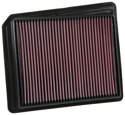 K&N 2017 Nissan Titan V8-5.6L F/I Drop In Replacement Air Filter-Air Filters - Drop In-Deviate Dezigns (DV8DZ9)