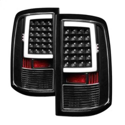 xTune 09-18 Dodge Ram 1500 (Incandescent Model) LED Tail Lights - Blk (ALT-ON-DR09-LBLED-BK)-Tail Lights-Deviate Dezigns (DV8DZ9)