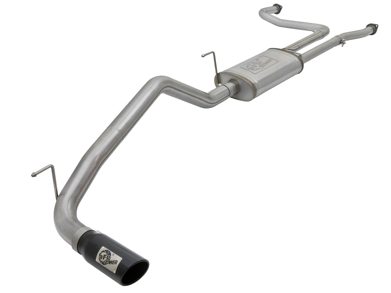 aFe MACHForce XP 2.5in Cat-Back Exhaust System w/ Black Tip Nissan Frontier 17-19 V8-5.6L-Catback-Deviate Dezigns (DV8DZ9)