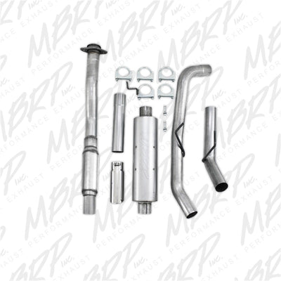 MBRP 11-12 Ford F150 3in Cat Back Single Side Exit Alum Exhaust System-Catback-Deviate Dezigns (DV8DZ9)