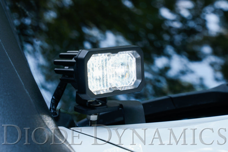 Diode Dynamics 16-21 Toyota Tacoma Pro SS3 LED Ditch Light Kit - Yellow Combo-Light Accessories and Wiring-Deviate Dezigns (DV8DZ9)