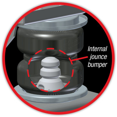 Air Lift Replacement Air Spring-Loadlifter 5000 Ultimate Bellows Type w/ internal Jounce Bumper-Air Springs-Deviate Dezigns (DV8DZ9)