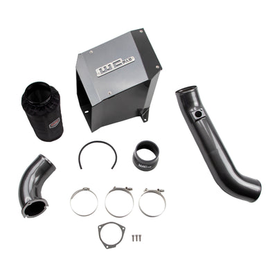 Wehrli 01-04 Duramax LB7 4in Intake Kit with Air Box Stage 2 - Gloss Black-Cold Air Intakes-Deviate Dezigns (DV8DZ9)