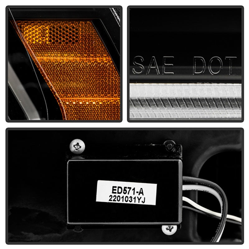 Spyder 19-22 Dodge Ram 2500/3500 (Halogen Model Only) Proj. Headlights (PRO-YD-DR19HDHALAP-SEQ-BK)-Headlights-Deviate Dezigns (DV8DZ9)