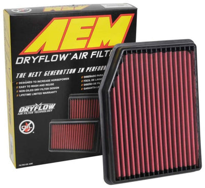 AEM 2019 Chevrolet Silverado 1500 V8-5.3L F/I DryFlow Air Filter-Air Filters - Drop In-Deviate Dezigns (DV8DZ9)