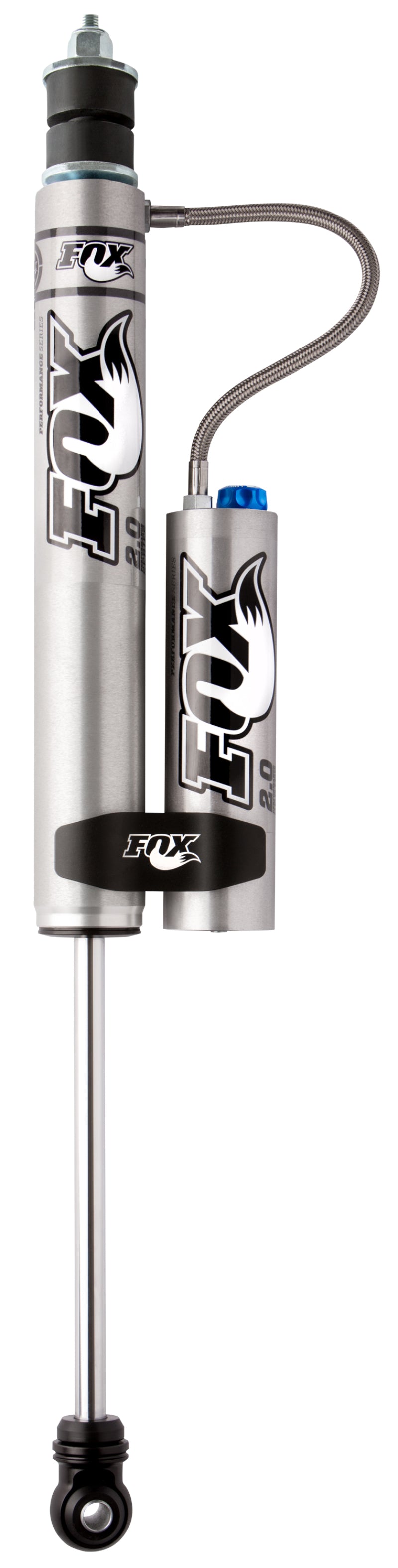 Fox 05+ Ford SD 2.0 Perf Series 9.6in. Smooth Body Remote Res. Front Shock w/CD Adj. / 2-3.5in. Lift-Shocks and Struts-Deviate Dezigns (DV8DZ9)