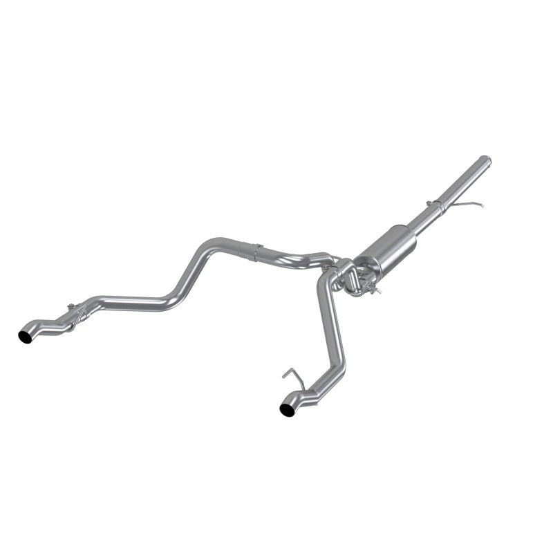 MBRP 2019 Chevrolet Silverado 1500 4.3L/5.3L 2.5in Cat Back Dual Rear Exit - Aluminized-Catback-Deviate Dezigns (DV8DZ9)