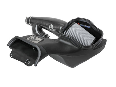aFe - Track Series Carbon Fiber Cold Air Intake System With Pro DRY S Filters | 17 - 20 Ford F-150/Raptor-Cold Air Intakes-Deviate Dezigns (DV8DZ9)