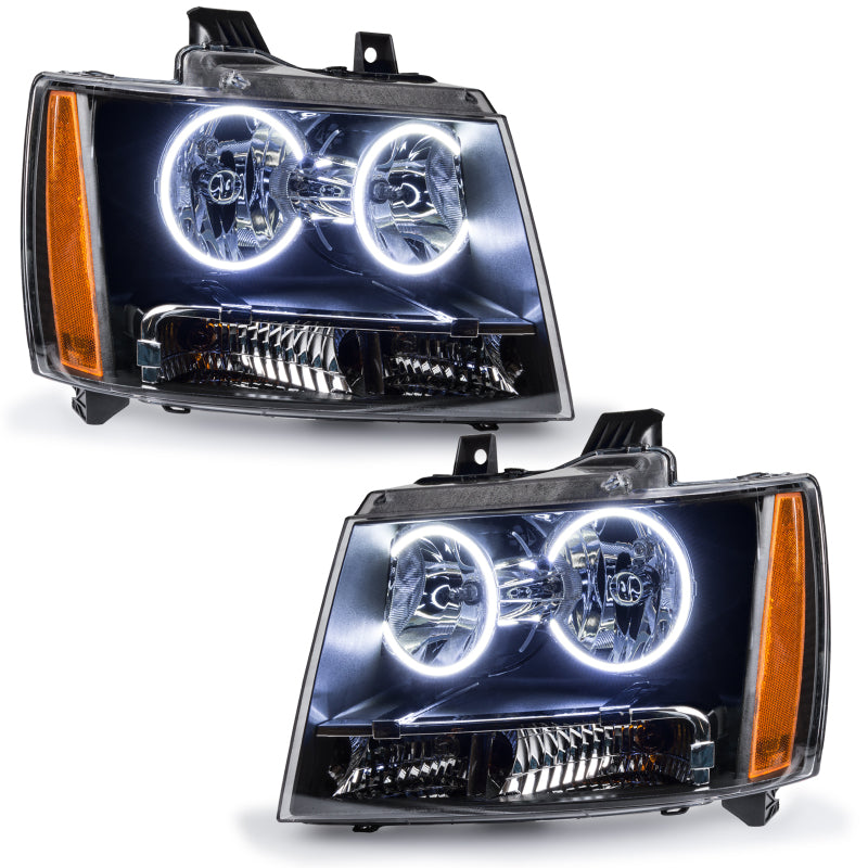 Oracle 07-13 Chevrolet Avalanche Pre-Assembed SMD Headlights - White SEE WARRANTY-Headlights-Deviate Dezigns (DV8DZ9)