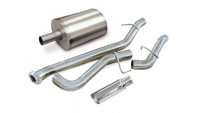 Corsa 1999-2007 Chevrolet Silverado Reg. Cab/Short Bed 1500 4.8L V8 Polished Sport Cat-Back Exhaust-Catback-Deviate Dezigns (DV8DZ9)