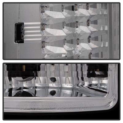 Spyder GMC Sierra 07-13 (Not fit 3500 Dually 4 Rear Wheels)LED Tail Lights Chrome ALT-YD-GS07-LED-C-Tail Lights-Deviate Dezigns (DV8DZ9)