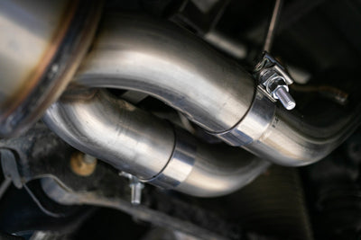 MBRP 2019 Ram 1500 5.7L (Crew Cab/Quad Cab ONLY) 2.5in Cat Back Dual Split Rear w/ 4.5in Tip - AL-Catback-Deviate Dezigns (DV8DZ9)