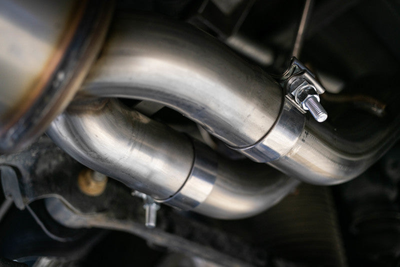 MBRP 2019 Ram 1500 5.7L (Crew Cab/Quad Cab ONLY) 2.5in Cat Back Dual Split Rear w/ 4.5in Tip - AL-Catback-Deviate Dezigns (DV8DZ9)