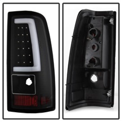 xTune Chevy Silverado 1500/2500/3500 99-02 / Version 3 Tail Lights Black ALT-ON-CS99V3-LBLED-BK-Tail Lights-Deviate Dezigns (DV8DZ9)