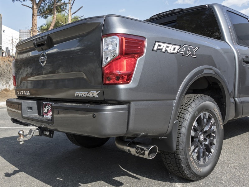 aFe MACH Force-Xp 2-1/2in Cat-Back Exhaust System w/ Polished Tip 16-17 Nissan Titan XD V8 5.6L-Catback-Deviate Dezigns (DV8DZ9)