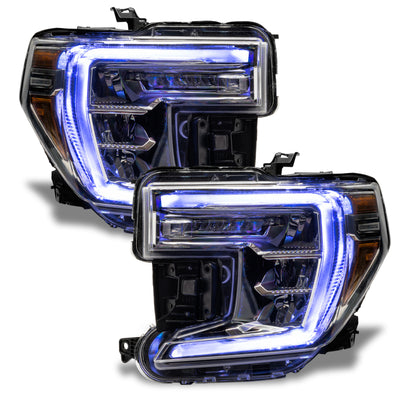 Oracle 19-21 GMC Sierra 1500 RGB+W Headlight DRL Upgrade Kit - ColorSHIFT w/o Cntrl SEE WARRANTY-Headlights-Deviate Dezigns (DV8DZ9)