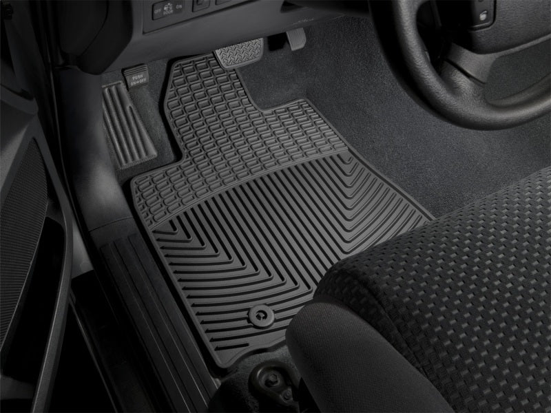 WeatherTech 12+ Toyota Tundra Front Rubber Mats - Black-Floor Mats - Rubber-Deviate Dezigns (DV8DZ9)