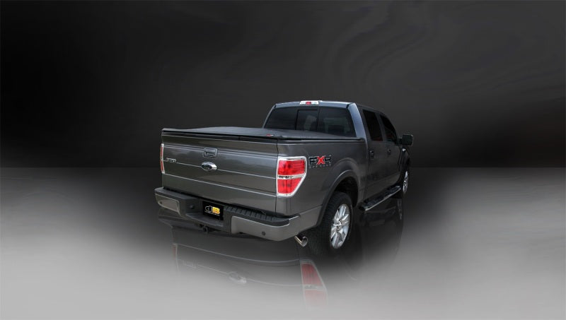 Corsa 2009-2010 Ford F-150 4.6L V8 Polished Sport Cat-Back Exhaust-Catback-Deviate Dezigns (DV8DZ9)